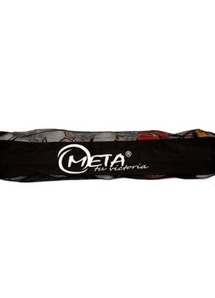 Сумка - тубус для м'ячів meta tubular ball sack - bag 140l чорний уні 110х36х36 см