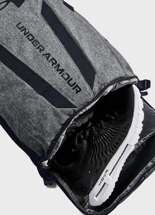 Рюкзак ua hustle 5.0 backpack чорний уні 32х51х16 см4 фото