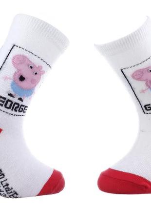 Шкарпетки peppa pig george dans cadre білий діт 19-22арт43849551-1