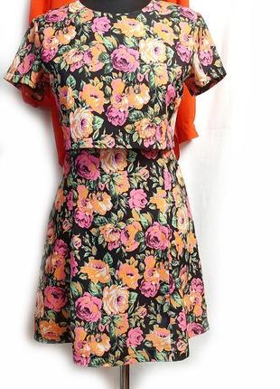 Платье роза летнее р 36-40