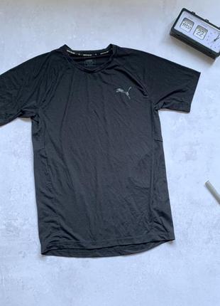 Черная спортивная футболка puma