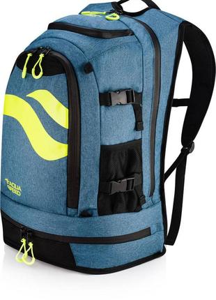 Рюкзак aqua speed maxpack bagpack 42l 9296 бірюзовий уні 55x35x26 см