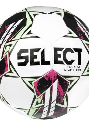 М'яч футзальний select futsal light db v22 біло-зелений уні 4