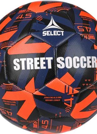 М'яч футбольний вуличний select street soccer v23 помаранчевий уні 4,5