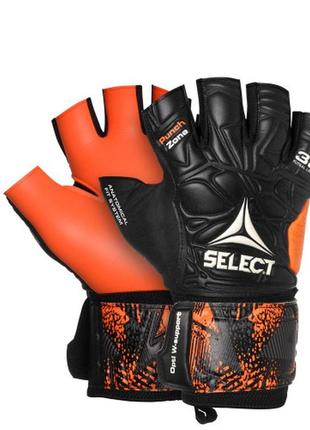 Рукавички воротарські select goalkeeper gloves futsal liga
33 чорний, помаранчовий уні 9 (19см)