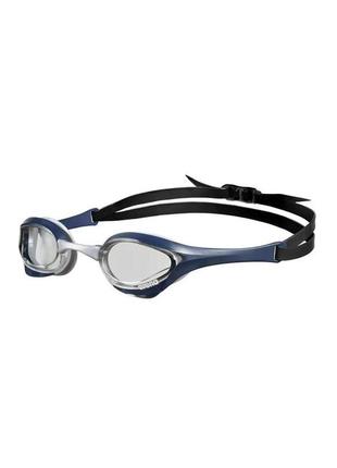 Окуляри для плавання arena cobra ultra swipe срібляста, темно-синя уні osfm
