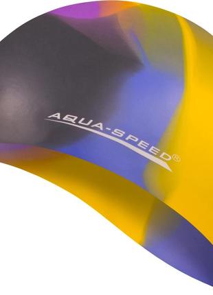 Шапка для плавання aqua speed ​​bunt 4041 мультиколор уні osfm