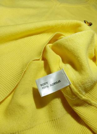 Яскраво жовта 💛 кофтинка lyle & scott 
розмір л хл
100 % акрил 
пог 62 
довжина 68
стан нової речі 
350 грн
колір як на останньому фото 💛👍4 фото