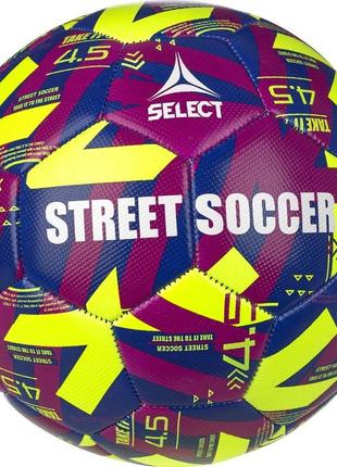 М'яч футбольний вуличний select street soccer v23 жовтий уні 4,5