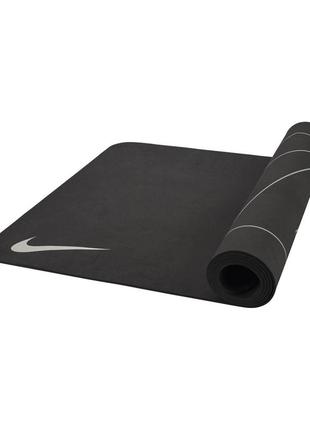 Килимок для йоги nike yoga mat 4 mm сірий уні 61х172 см