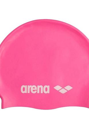 Шапка для плавання arena classic silicone рожевий уні osfm