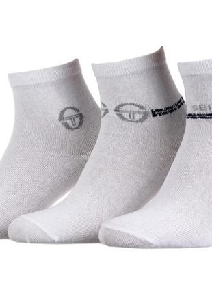 Шкарпетки sergio tacchini 3-pack білий уні 36-41