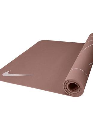 Килимок для йоги nike yoga mat 4 mm рожево-фіолетовий уні 61х172 см