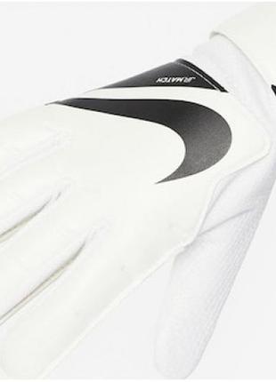 Воротарські рукавички nike nk gk match jr - fa20 білий діт 8 (21.6 см)4 фото