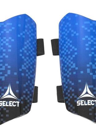 Щитки футбольні select shin guards standard v23 синій, чорний уні m (рост 140-160см)