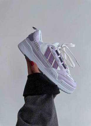 Ad adi2000 white/purple/кроссовки женские адидас