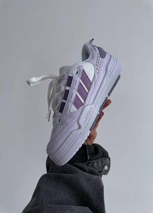 Ad adi2000 white/purple/кросівки жіночі  адідас3 фото