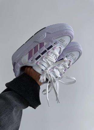 Ad adi2000 white/purple/кросівки жіночі  адідас9 фото