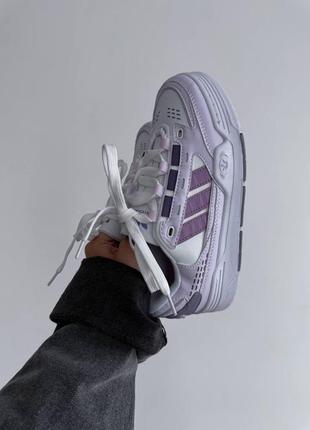Ad adi2000 white/purple/кросівки жіночі  адідас10 фото