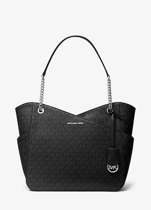 Сумка michael kors jet set large logo shoulder bag оригінал