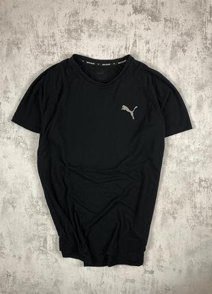 Стильная черная футболка puma: отражайся с рефлективным логотипом