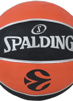 М'яч баскетбольний spalding euroleague tf-150 помаранчевий уні 5 арт84508z