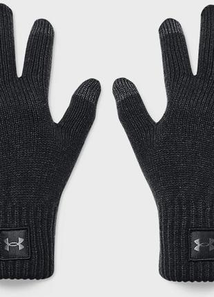 Рукавички ua halftime gloves чорний, сірий чол l/xl