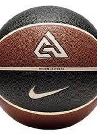 М'яч баскетбольний nike all court 2.0 8p g antetokounmpo deflated бурштиновий, чорний уні 7