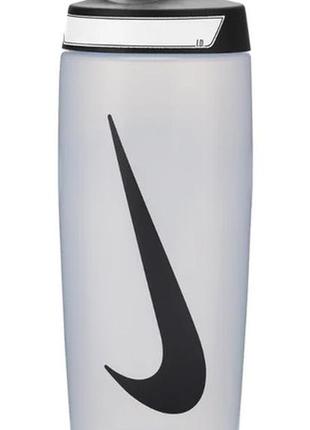 Пляшка nike refuel bottle 18 oz білий, чорний уні 532 мл