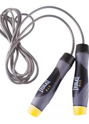 Скакалка everlast weighted jump rope чорний уні 335 см