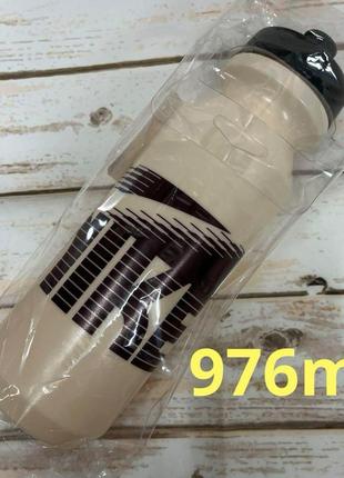 Пляшка nike big mouth bottle 2.0 32 oz бежевий, чорний, бордовий уні 946 мл