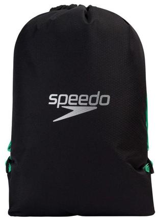 Сумка speedo pool bag au 15l чорний, зелений уні 45 x 34