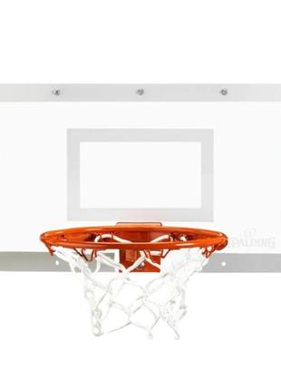 Баскетбольний щит spalding mini arena slam® 180° pro прозорий уні 71x42см