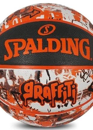 М'яч баскетбольний spalding graffitti ball помаранчевий уні 7