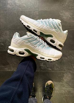 Кросівки nike air max plus white olive 7