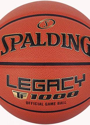М'яч баскетбольний spalding tf-1000 legacy fiba помаранчевий уні 6