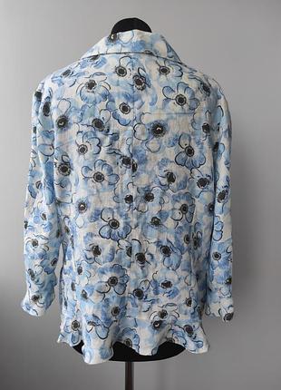 Льняной 100 % лен жакет 22 р от rowland's5 фото