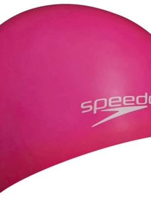 Шапка для плавання speedo moulded silc cap ju рожевий діт osfm