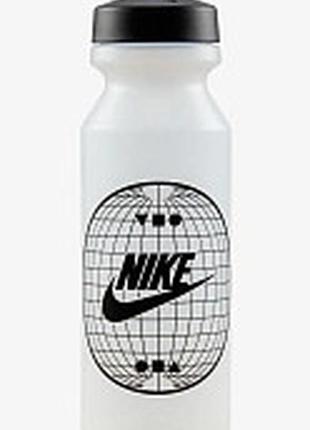 Пляшка nike big mouth bottle 2.0 32 oz сірий, чорний, білий уні 946 мл