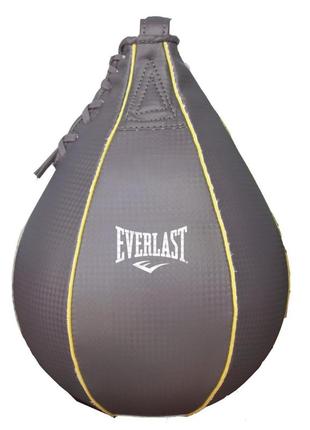 Боксерська груша everlast everhide speed bag сірий уні 22 х 15 см