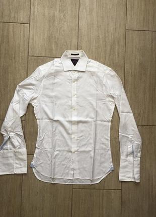 Качественная рубашка santorial от mars &amp; spencer. размер 39-40/ м(л)