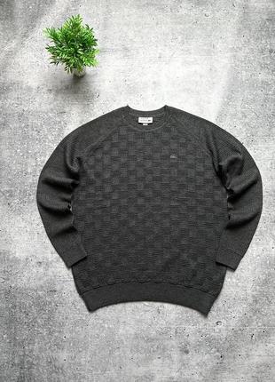 Светр lacoste wool sweater