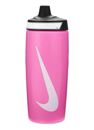 Пляшка nike refuel bottle 18 oz рожевий, чорний, білий уні 532 мл