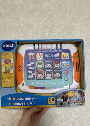 Развивающая игрушка chicco "интерактивный обучающий планшет 2 в 1"рос.