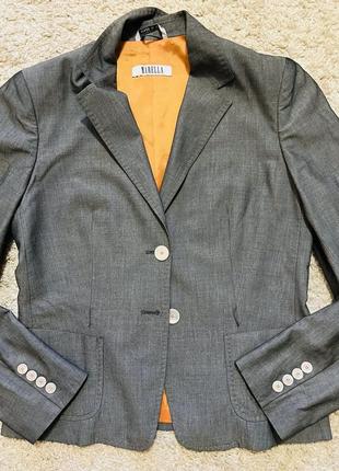 Пиджак, жакет marella maxmara оригинал бренд классика демисезонный облегченный размер s,m10 фото