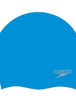 Шапка для плавання speedo moulded silc cap au блакитний уні osfm
