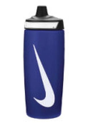 Пляшка nike refuel bottle 18 oz блакитний, чорний, білий уні 532 мл