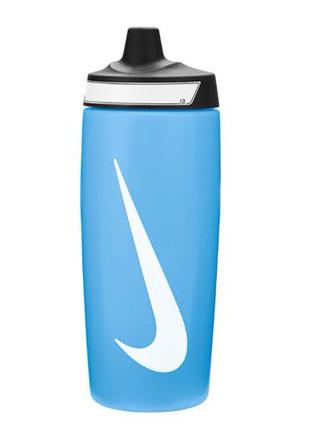 Пляшка nike refuel bottle 18 oz блакитний, чорний, білий уні 532 мл