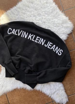 Укороченный свитшот calvin klein