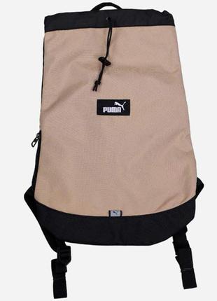 Рюкзак puma evoess smart bag 2l чорний, бежевий уні 22х8х12 см